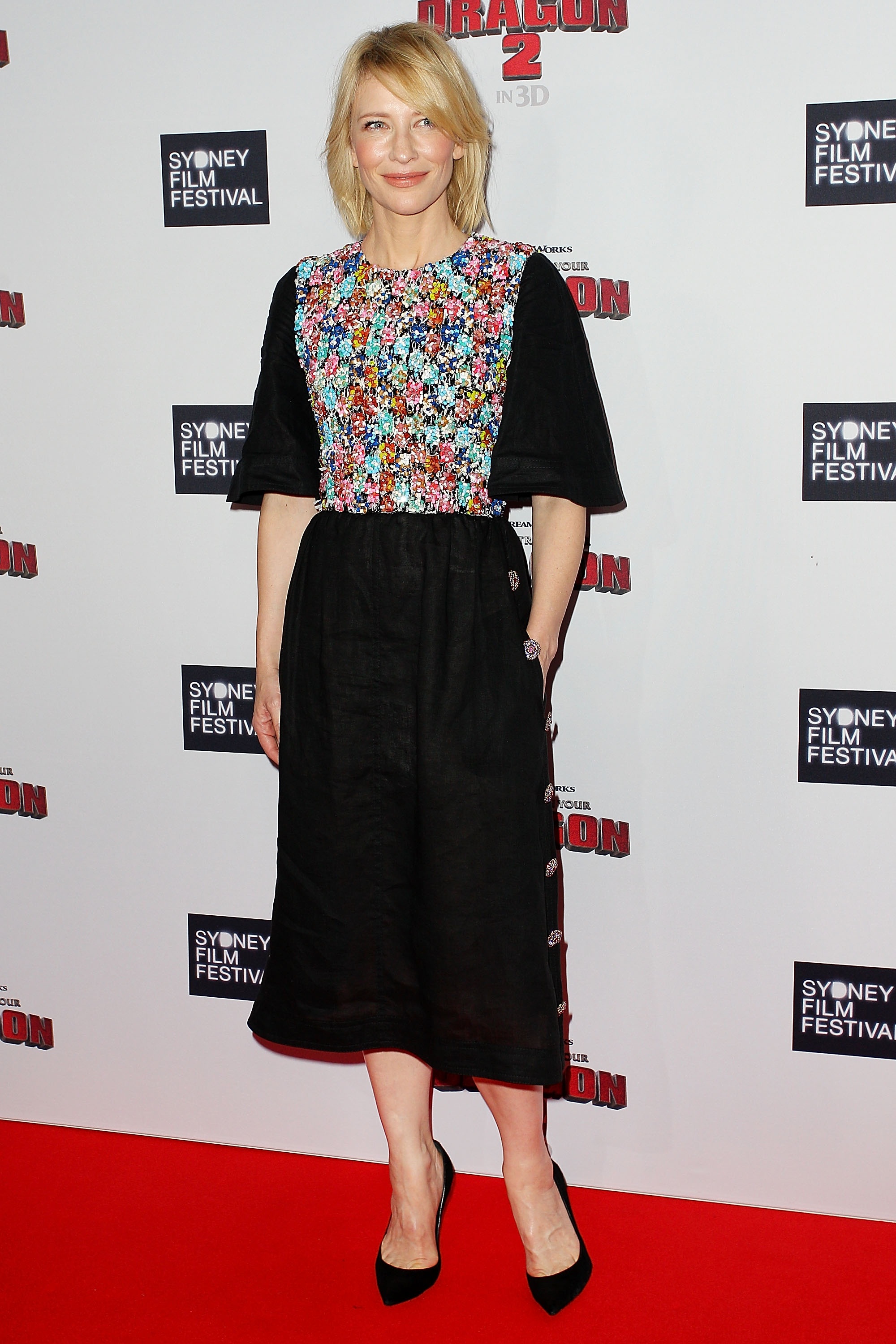 Cate Blanchett attending the How To Train Your Dragon 2 Australian premiere June 9, 2014