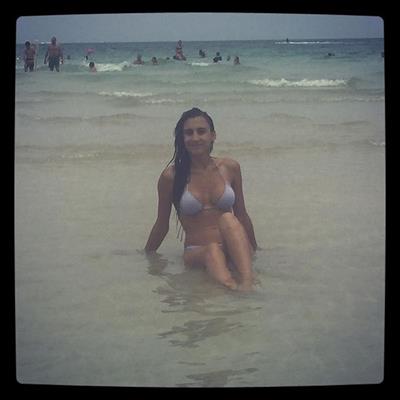 Gracee Belle in a bikini