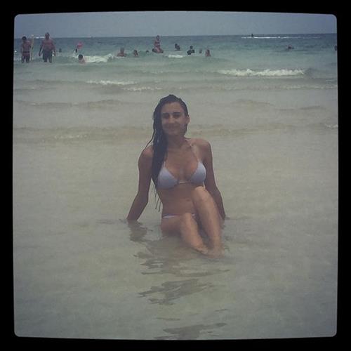 Gracee Belle in a bikini