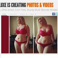 Lilli Luxe in lingerie