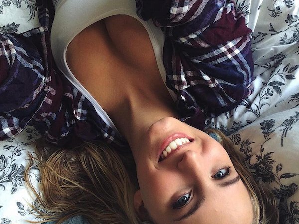 Anonymous taking a selfie