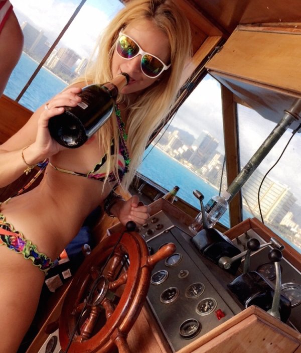 Anonymous in a bikini