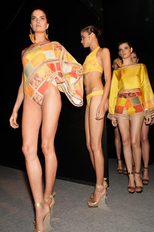 Barbara Fialho in a bikini