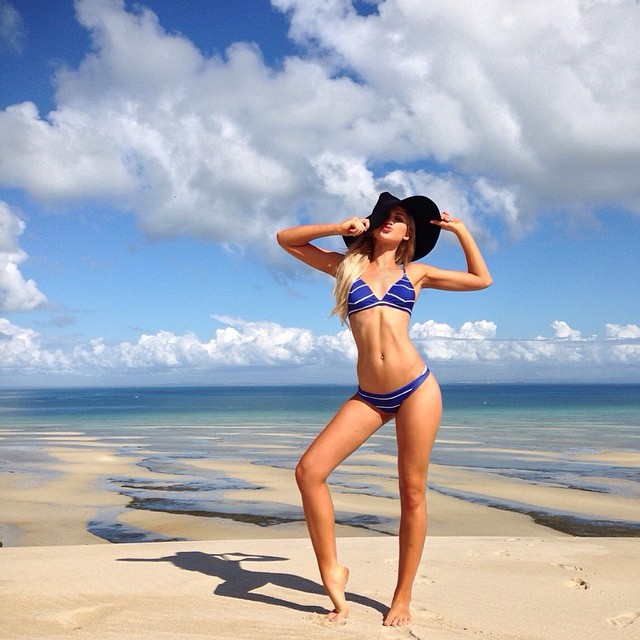 Gabrielle Grace Epstein in a bikini