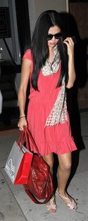 Selena Gomez leaving a salon in West Hollywood on April 6, 2012