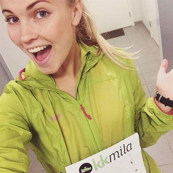 Emilie Voe Nereng taking a selfie