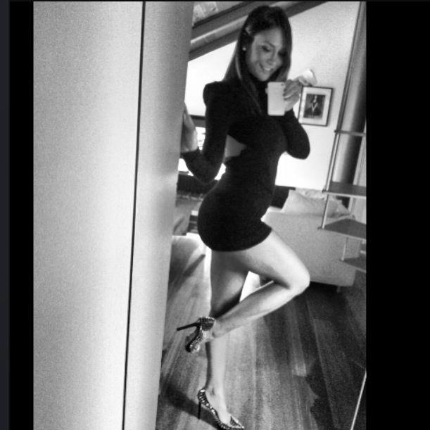 Nicole Minetti taking a selfie