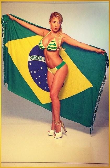 Valeria Orsini in a bikini