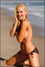 Katie Lohmann in a bikini