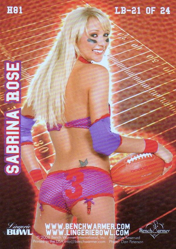 Sabrina Rose in lingerie - ass