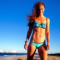 Tanya Poppett in a bikini