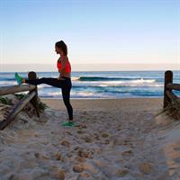 Tanya Poppett in Yoga Pants