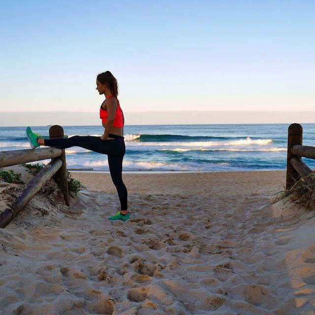 Tanya Poppett in Yoga Pants