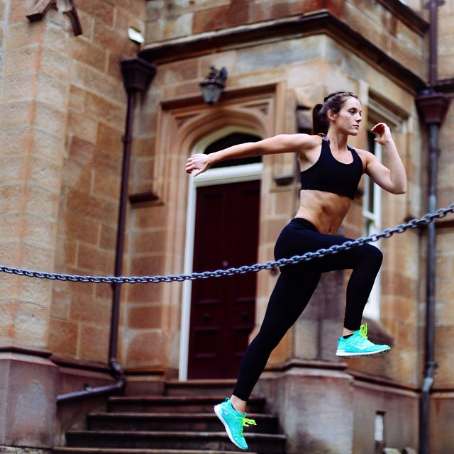 Tanya Poppett in Yoga Pants