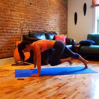 Tanya Poppett in Yoga Pants