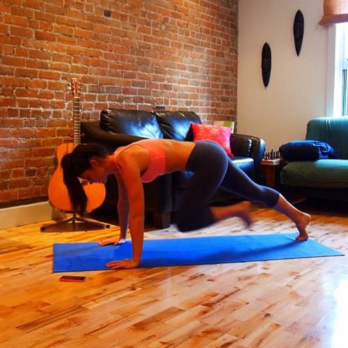 Tanya Poppett in Yoga Pants