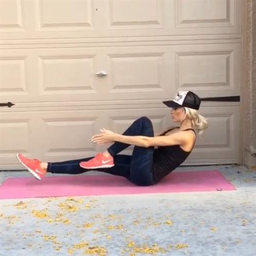 Alexa Jean Brown in Yoga Pants