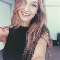 Ariane Fournier taking a selfie