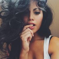 Mónica Alvarez taking a selfie