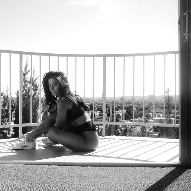 Mónica Alvarez in lingerie