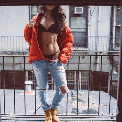 Mónica Alvarez in lingerie