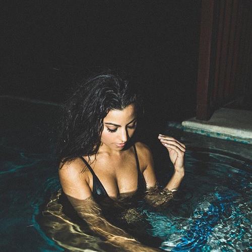 Mónica Alvarez in a bikini