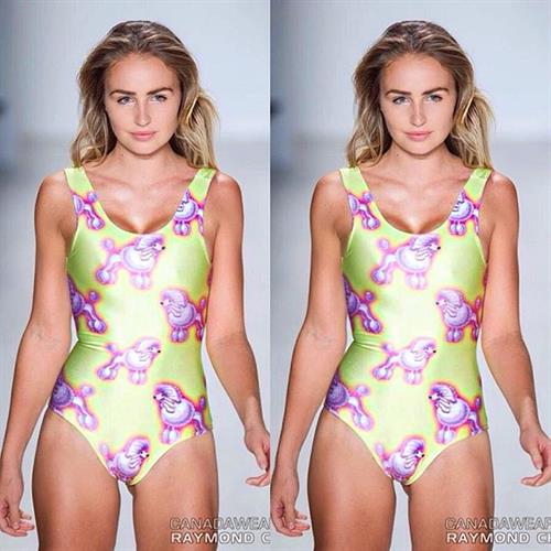 Mackenzie White in a bikini