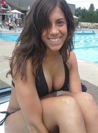 Anonymous in a bikini