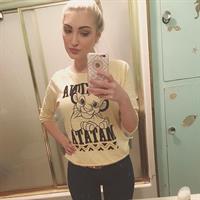 Anna Faith Carlson taking a selfie