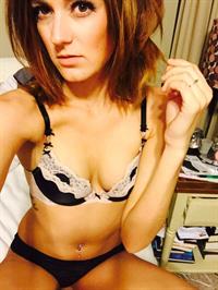 Anonymous in lingerie taking a selfie