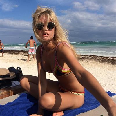 Megan Blake Irwin in a bikini