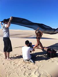 Sheridyn Fisher in a bikini