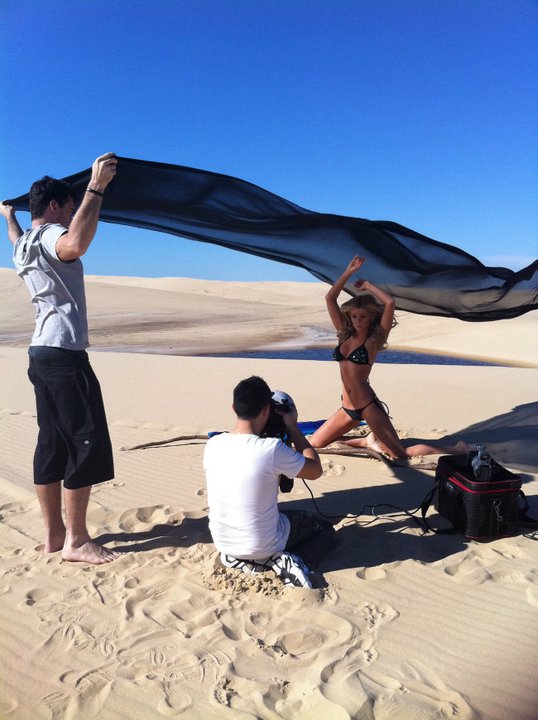 Sheridyn Fisher in a bikini