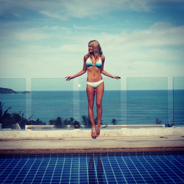 Sheridyn Fisher in a bikini