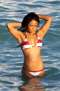 Christina Milian in a bikini
