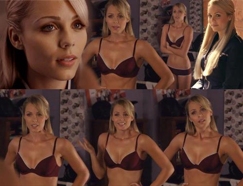 Laura Vandervoort in lingerie