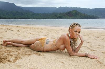 Lindsay Hancock in a bikini