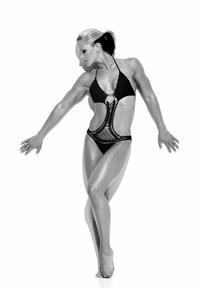 Nicole Wilkins in a bikini