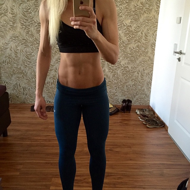 Adrienne Koleszár taking a selfie