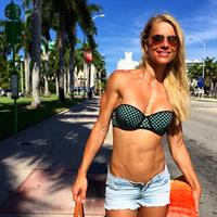 Adrienne Koleszár in a bikini