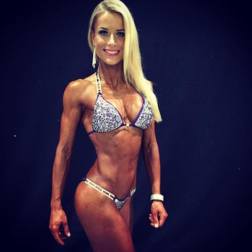 Adrienne Koleszár in a bikini