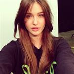 Kristina Romanova taking a selfie