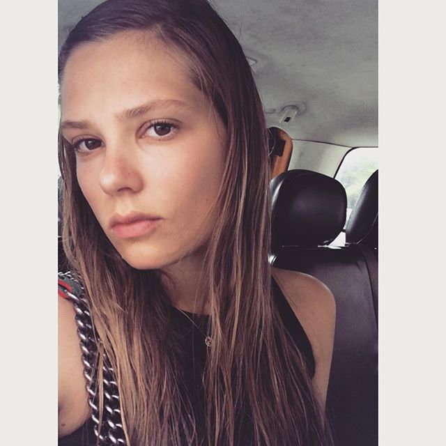 Caroline Brasch Nielsen taking a selfie