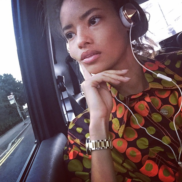 Malaika Firth taking a selfie