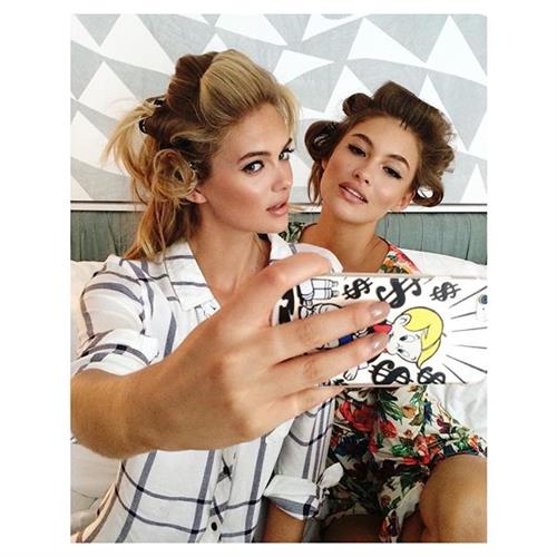 Megan Williams taking a selfie