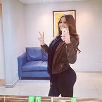 Yanet Garcia taking a selfie