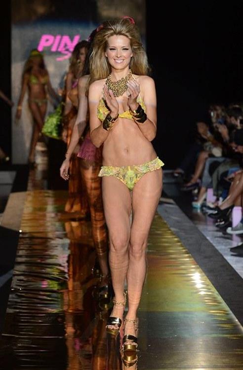 Petra Němcová in a bikini