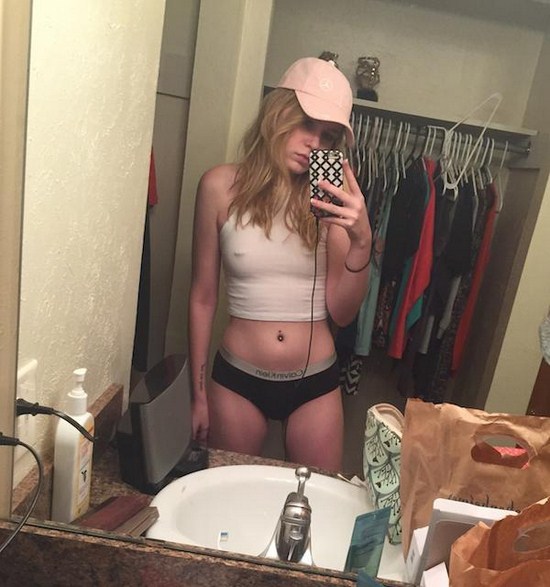 Anonymous taking a selfie