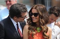 Kate Beckinsale Richard Beckinsale plaque unveiled at College House Junior School in Nottingham July 17-2013 