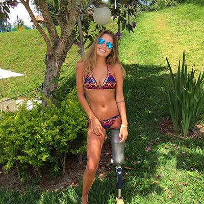 Paola Antonini in a bikini